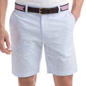 Vineyard Vines Light Blue Seersucker Flat Front Men’s Shorts